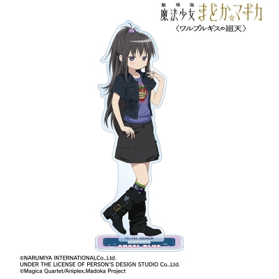 【グッズ-スタンドポップ】『劇場版 魔法少女まどか☆マギカ〈ワルプルギスの廻天〉』 ANGEL BLUEコラボ 描き下ろし 暁美ほむら BIGアクリルスタンド
