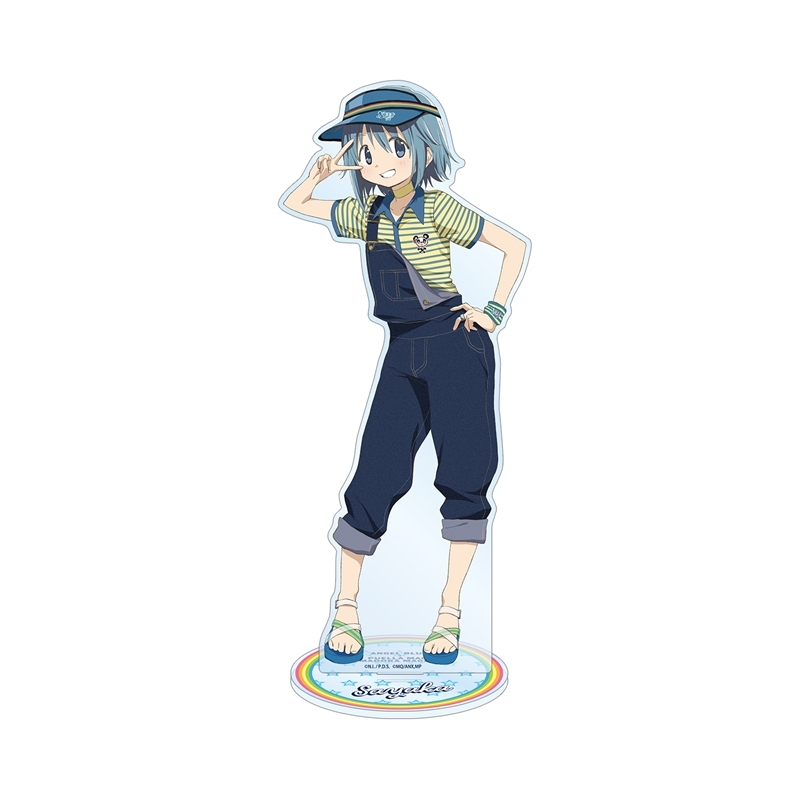 【グッズ-スタンドポップ】『劇場版 魔法少女まどか☆マギカ〈ワルプルギスの廻天〉』 ANGEL BLUEコラボ 描き下ろし 美樹さやか 特大アクリルスタンド