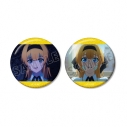 【グッズ-バッチ】TVアニメ『杖と剣のウィストリア』Season2 リアーナ・オーウェンザウス 場面写グリッター缶バッジ2個セットの画像