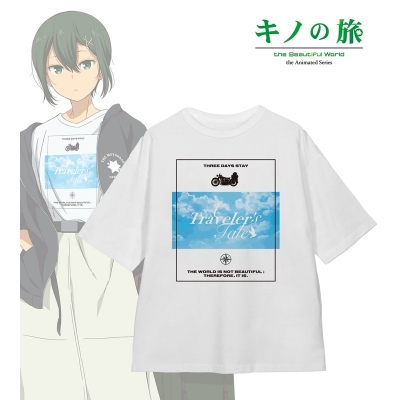 【グッズ-Tシャツ】キノの旅 -the Beautiful World- the Animated Series arti-mate 着用BIGシルエットTシャツ キノ 描き下ろし トラベルコーデver.レディース(サイズ/Free)【アニメイト限定】