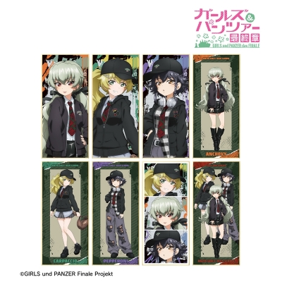 【グッズ-色紙】ガールズ&パンツァー 最終章 arti-mate 第2弾トレーディングスタンド付き色紙 描き下ろし 私服ネクタイver.【アニメイト限定】