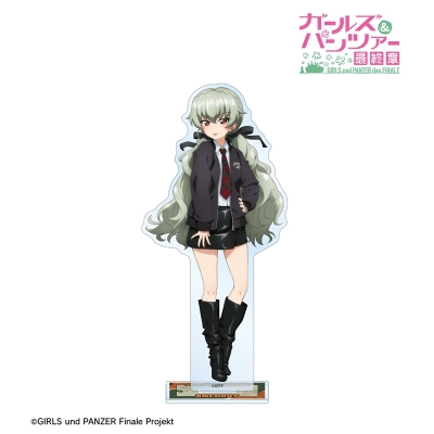 【グッズ-スタンドポップ】ガールズ&パンツァー 最終章 arti-mate 第2弾 BIGアクリルスタンド アンチョビ 描き下ろし 私服ネクタイver.【アニメイト限定】