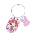 【グッズ-キーホルダー】ラブライブ!虹ヶ咲学園スクールアイドル同好会 描き下ろし 上原歩夢 和バニーver. 2連ワイヤーアクリルキーホルダーの画像