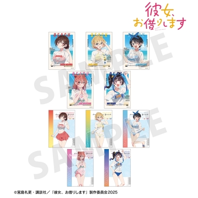 【グッズ-ブロマイド】TVアニメ『彼女、お借りします』 arti-mate 第2弾 トレーディングブロマイド 描き下ろし 水着ver.【アニメイト限定】