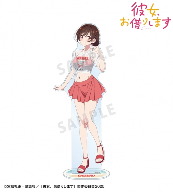 【グッズ-スタンドポップ】TVアニメ『彼女、お借りします』 arti-mate 第2弾 特大アクリルスタンド 水原千鶴 描き下ろし 水着ver.【アニメイト限定】