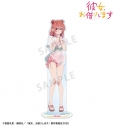 【グッズ-スタンドポップ】TVアニメ『彼女、お借りします』 arti-mate 第2弾 特大アクリルスタンド 桜沢 墨 描き下ろし 水着ver.【アニメイト限定】の画像