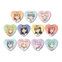 【グッズ-バッチ】ラブライブ!スーパースター!! 描き下ろし 天使ver. トレーディングハート型缶バッジ【特典付】の画像