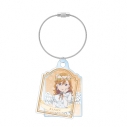 【グッズ-キーホルダー】ラブライブ!スーパースター!! 描き下ろし 澁谷かのん 天使ver. 2連ワイヤーアクリルキーホルダーの画像