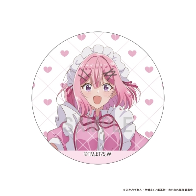 【グッズ-バッチ】わたしが恋人になれるわけないじゃん、ムリムリ!(※ムリじゃなかった!?) 缶バッジ 甘織 れな子 カラフルメイドver