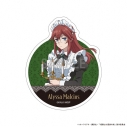 【グッズ-ステッカー】姫騎士は蛮族の嫁 ダイカットステッカー アリッサ・マルシアス メイドverの画像