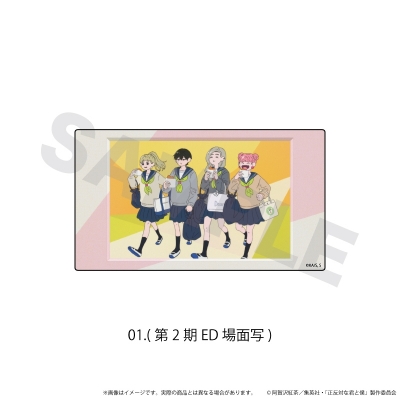 【グッズ-ステッカー】正反対な君と僕 アクリルステッカー「正反対な君と僕」01/(第2期ED場面写)