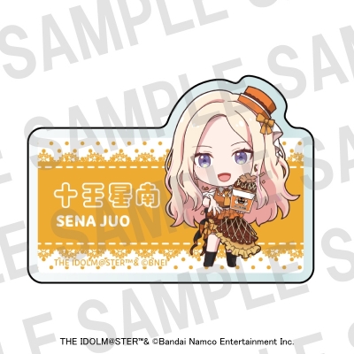 【グッズ-バッチ】学園アイドルマスター ×ばくだん焼本舗 プレートバッジ 十王星南