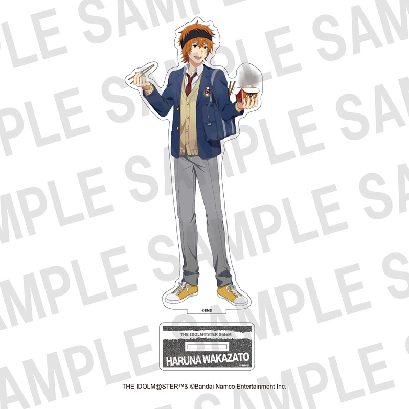 【グッズ-スタンドポップ】アイドルマスターSideM×ばくだん焼本舗 アクリルマスコット 若里春名