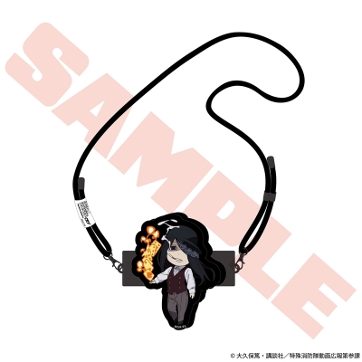 【グッズ-携帯グッズ】TVアニメ『炎炎ノ消防隊 参ノ章』 ちびキャラスマホクリップ&ショルダーストラップ ジョーカー