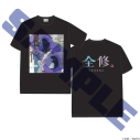 【グッズ-Tシャツ】TVアニメ「全修。」 Tシャツ ブラック(広瀬ナツ子) Lサイズの画像