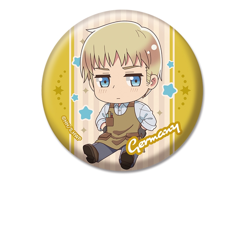 【グッズ-バッチ】ヘタリア World★Stars ぺたん娘缶バッジ ドイツ
