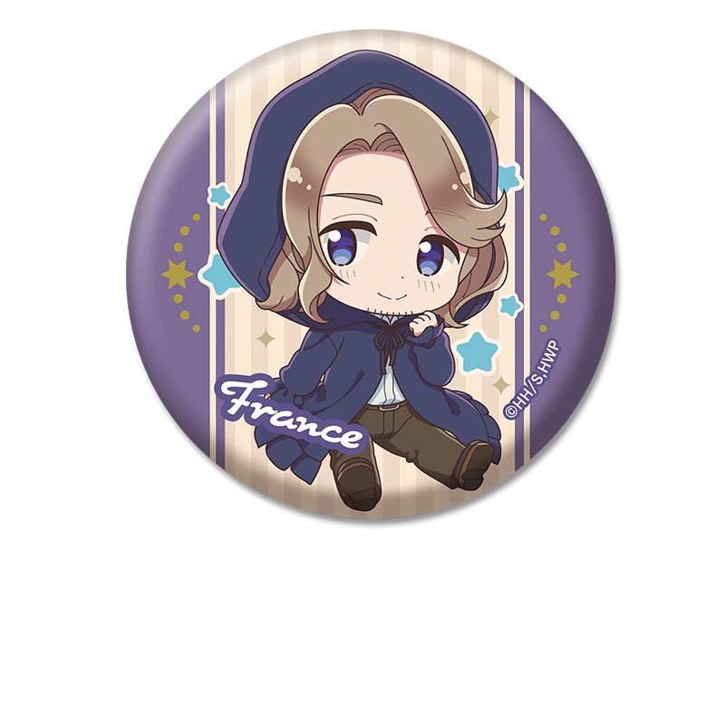 【グッズ-バッチ】ヘタリア World★Stars ぺたん娘缶バッジ フランス