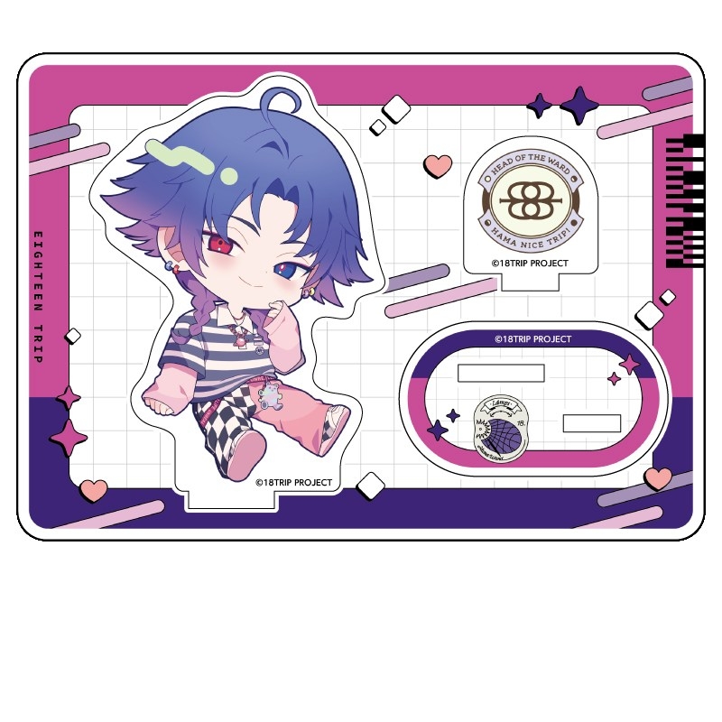 【グッズ-スタンドポップ】18TRIP ぺたん娘アクリルフィギュア 夜半 子タろ