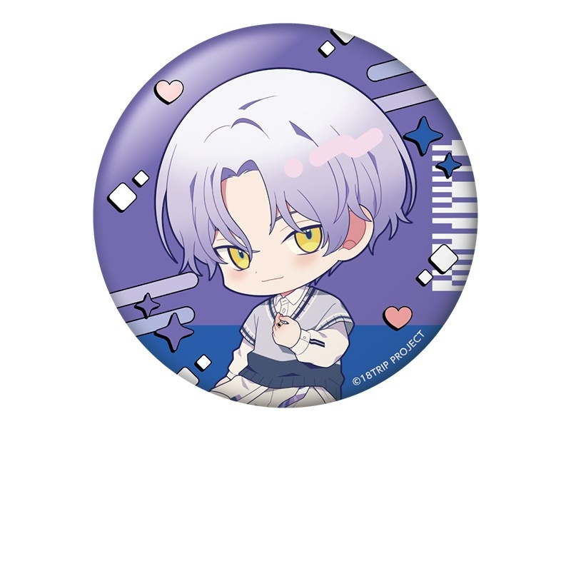 【グッズ-バッチ】18TRIP ぺたん娘缶バッジ 大黒 可不可