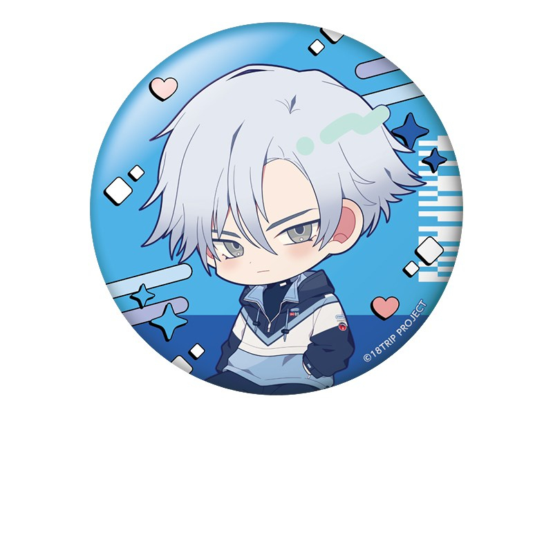 【グッズ-バッチ】18TRIP ぺたん娘缶バッジ 神名 雪風