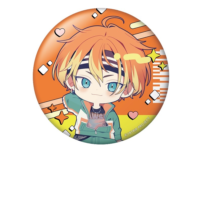 【グッズ-バッチ】18TRIP ぺたん娘缶バッジ 五十竹 あく太