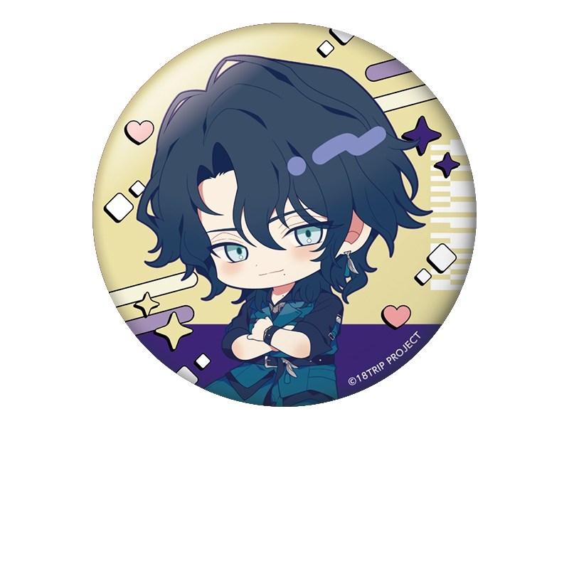 【グッズ-バッチ】18TRIP ぺたん娘缶バッジ 棗 夜鷹