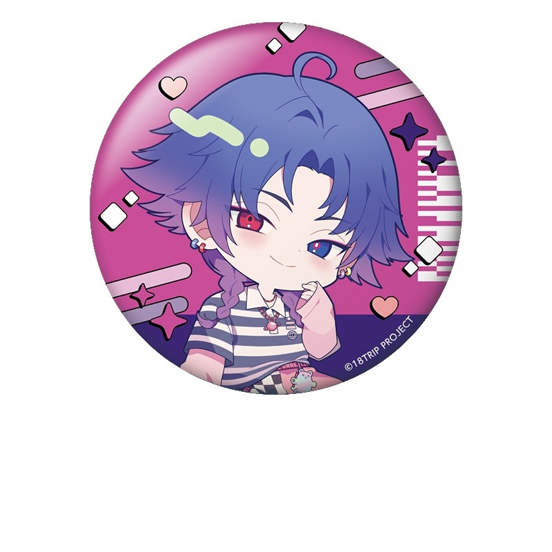【グッズ-バッチ】18TRIP ぺたん娘缶バッジ 夜半 子タろ