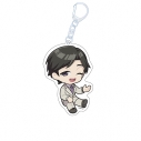 【グッズ-キーホルダー】TVアニメ『忍者と極道』 ぺたん娘アクリルキーホルダー 輝村極道の画像
