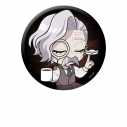 【グッズ-バッチ】TVアニメ『忍者と極道』 ぺたん娘缶バッジ 璃刃壊左の画像