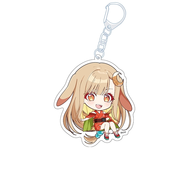 【グッズ-キーホルダー】超かぐや姫！ ぺたん娘アクリルキーホルダー かぐや/VR