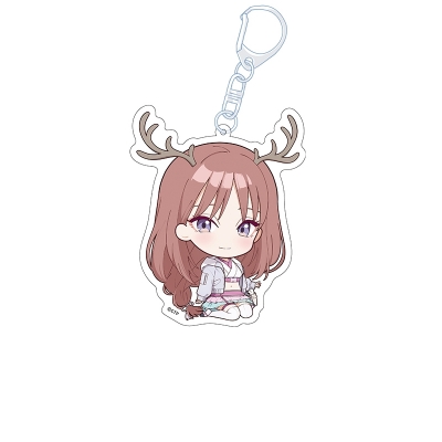 【グッズ-キーホルダー】超かぐや姫! ぺたん娘アクリルキーホルダー 綾紬芦花