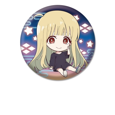 【グッズ-バッチ】超かぐや姫! ぺたん娘缶バッジ かぐや/現実