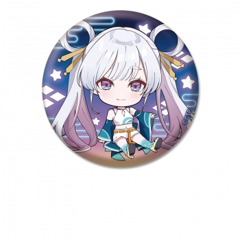 グッズ-バッチ】超かぐや姫！ ぺたん娘缶バッジ 月見ヤチヨ/バトル衣装 