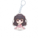 【グッズ-キーホルダー】悪役令嬢は隣国の王太子に溺愛される ぺたん娘アクリルキーホルダー アカリの画像