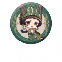 【グッズ-バッチ】誰ソ彼ホテル -蕾- ぺたん娘缶バッジ 瑪瑙の画像