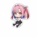 【グッズ-ステッカー】TVアニメ『カナン様はあくまでチョロい』 ぺたん娘ダイカットステッカー 高潔カナン②の画像