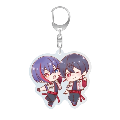 【グッズ-キーホルダー】僕たちは夜な夜な アクリルキーホルダー【しゅあん×梓川】