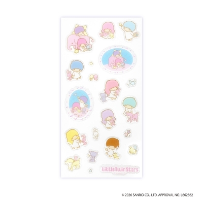 【グッズ-シール】リトルツインスターズ キラぷくシール おともだち
