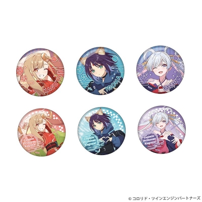 【グッズ-バッチ】超かぐや姫! トレーディング缶バッジ かぐや・彩葉・ヤチヨ