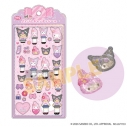 【グッズ-シール】マイメロディ・クロミ・ハローキティ ぷくりんキャンディシール (マイメロディ・クロミ)の画像