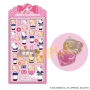 【グッズ-シール】マイメロディ・クロミ・ハローキティ ぷくりんキャンディシール (ハローキティ)の画像