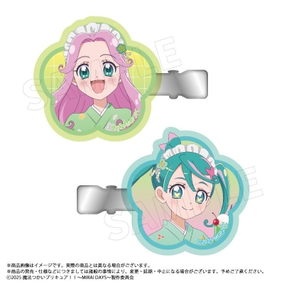 【グッズ-ヘアバンド】「魔法つかいプリキュア!!~MIRAI DAYS~」 描き下ろし甘味処ver. アクリルヘアクリップ B
