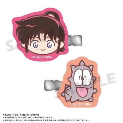 【グッズ-ヘアバンド】TVアニメ『真・侍伝YAIBA』 ゆるころフェイス ヘアクリップセット B 峰 さやか&ナマコ男