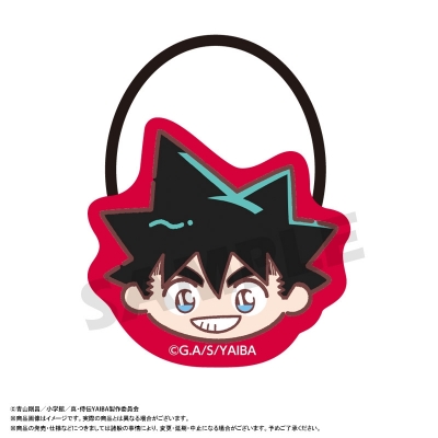 【グッズ-ヘアバンド】TVアニメ『真・侍伝YAIBA』 ゆるころフェイス アクリルヘアゴム A 鉄 刃