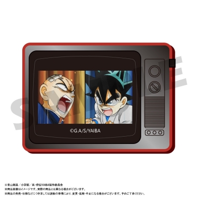 【グッズ-マグネット】TVアニメ『真・侍伝YAIBA』 レトロなTVマグネット H 鉄 刃&鬼丸 猛