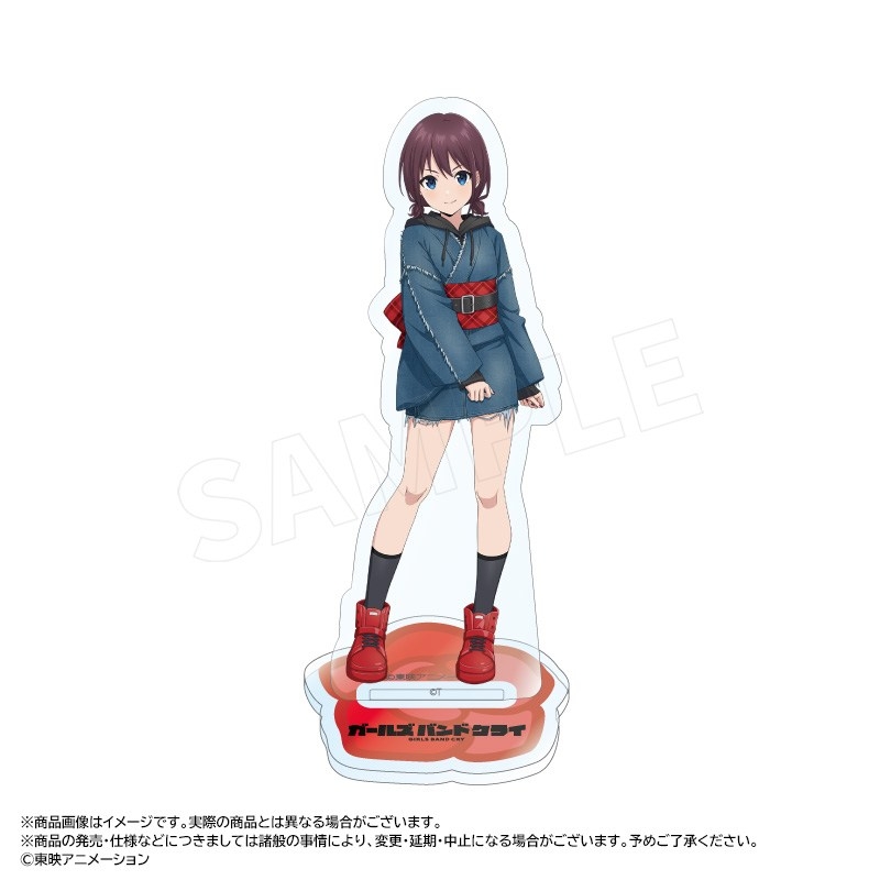 【グッズ-スタンドポップ】アニメ「ガールズバンドクライ」 描き下ろし和装デニムver. アクリルスタンド A 井芹 仁菜