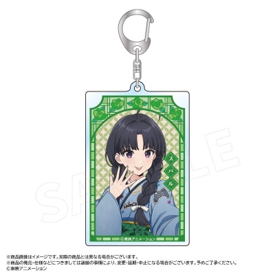 【グッズ-キーホルダー】アニメ「ガールズバンドクライ」 描き下ろし和装デニムver. スクエアキーホルダー C 安和 すばる