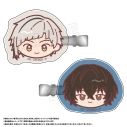 【グッズ-ヘアバンド】TVアニメ「文豪ストレイドッグス」 ゆるころフェイス ヘアクリップセット A 中島敦&太宰治の画像