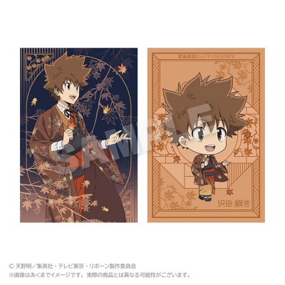 【グッズ-ポストカード】家庭教師ヒットマンREBORN! ポストカードセット 秋和服ver. 沢田綱吉