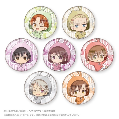 【グッズ-バッチ】ヘタリア World★Stars トレーディング缶バッジ アニマルパーカーver. Aボックス